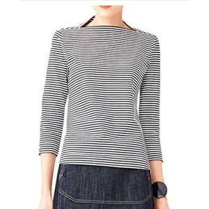 Kate Spade Saturday Striped Boatneck top